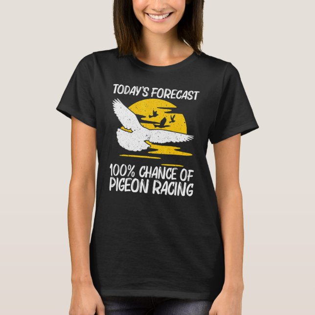 T-shirt Cool Pigeon Racing Pour Hommes Femmes Hommage Pige (Devant)