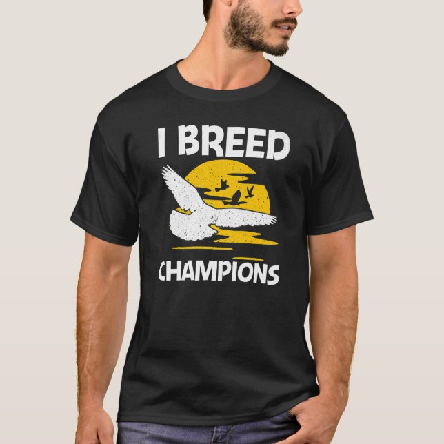 T-shirt Cool Pigeon Racing Pour Hommes Femmes Hommage Pige (Devant)