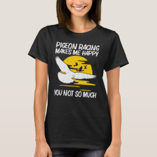 T-shirt Cool Pigeon Racing Pour Hommes Femmes Hommage Pige