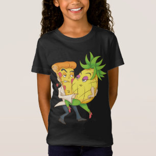 T-Shirt Cool Pizza Slice Ananas Love Funny Italien Pie
