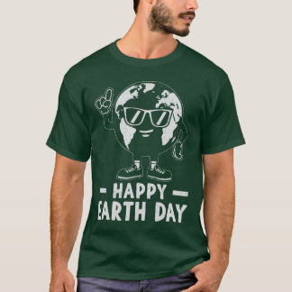 T-shirt Cool Planet Retro Lunettes de soleil série, Jour d