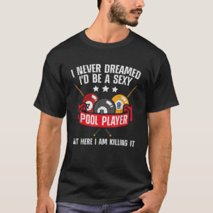 T-shirt Cool Pool Conception Pour Hommes Femmes Pool Billa