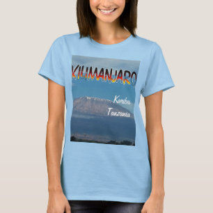 T-shirt Cool Populaire Marchable Monté Kilimanjaro