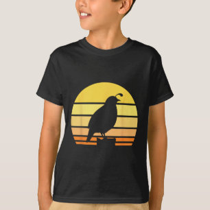 T-shirt Cool Quail Art Hommes Femmes Chasseur d'oiseaux Qu