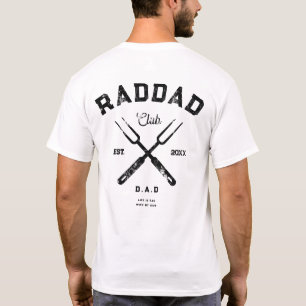 T-shirt Cool Rad Papa Grill Club Funny Fête des pères BBQ