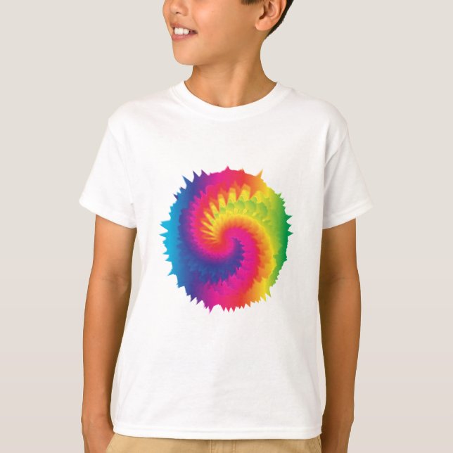 T-shirt Cool Rainbow Tie Dye (Devant)