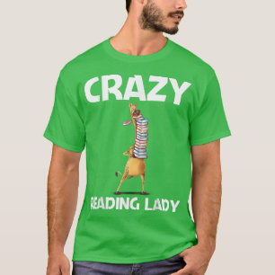 T-shirt Cool Reading Art For Women Mom Bookworm Learning B