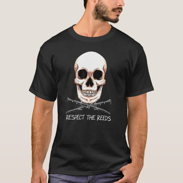 T-shirt Cool Respecter La Bande De Marches De Roseaux Clar (Devant)