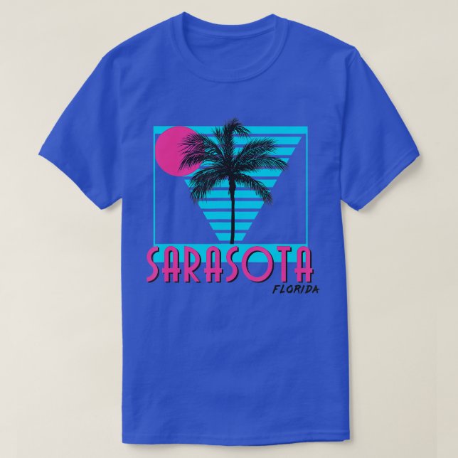 T-shirt Cool rétro Sarasota Florida (Design devant)