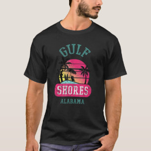 T-shirt Cool rétros Gulf Shores Original Alabama Beach Pla