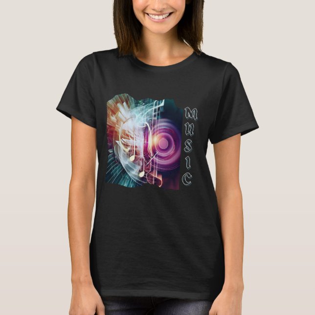 T-shirt Cool Rockabilly Chick (Devant)