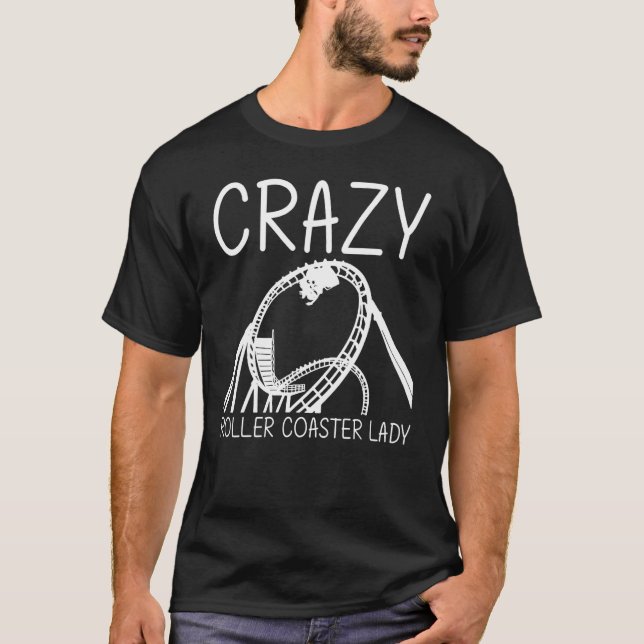 T-shirt Cool Roller Coaster For Women Girls Roller Coaster (Devant)