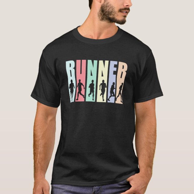 T-shirt Cool Runner Triathlon Athlete Cross Country Runnin (Devant)