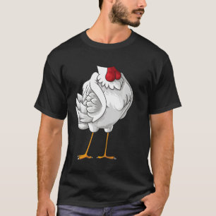 T-shirt Cool sans tête poulet Halloween Costume drôle Lazy