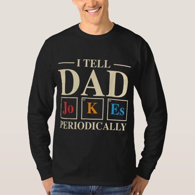 T-shirt Cool Science Papa Plaisanter Je Dis À Papa Plaisan (Devant)