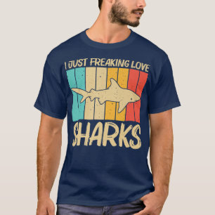 T-shirt Cool Shark Design Pour Hommes Femmes Shark Ocean A