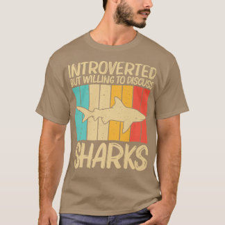 T-shirt Cool Shark Design Pour Hommes Femmes Shark Ocean A