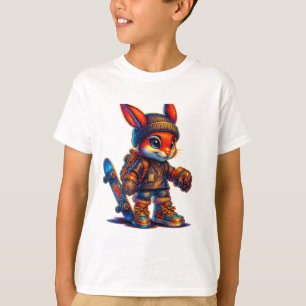 T-shirt Cool Skater Bunny – Lapin Streetwear Grap
