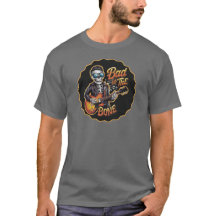 Cool Skeleton Bad to the Bone avec guitare