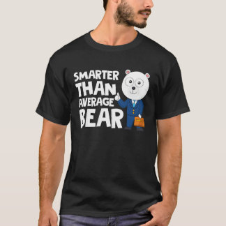 T-shirt Cool Smarter Than Average Bear Polar Bear