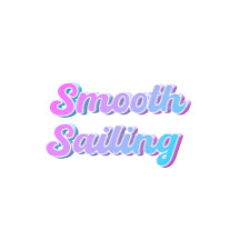 cool "Smooth Sailing" Conception de texte par qots