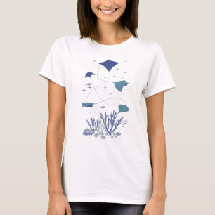 T-shirt Cool Stingrays Plongée sous-marine
