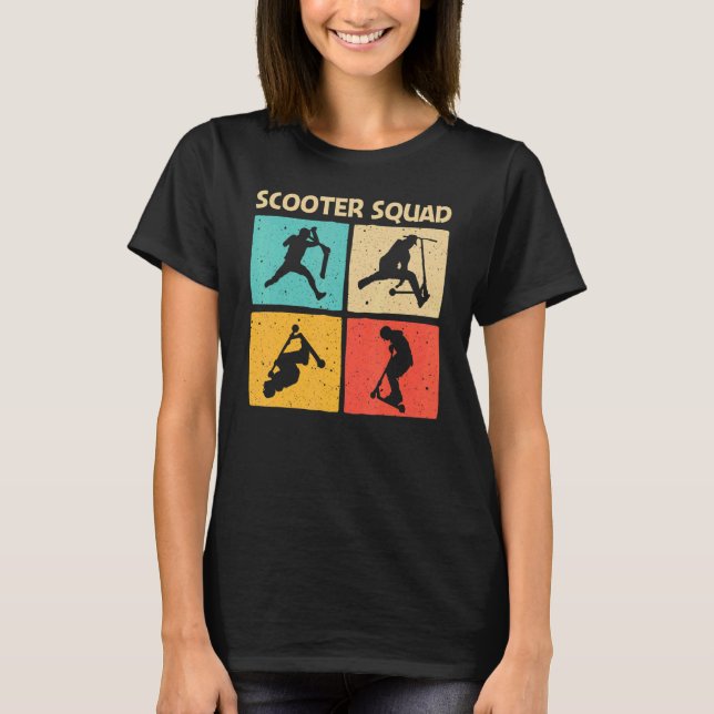 T-shirt Cool Stunt Scooter For Men Women Scootering Scoote (Devant)
