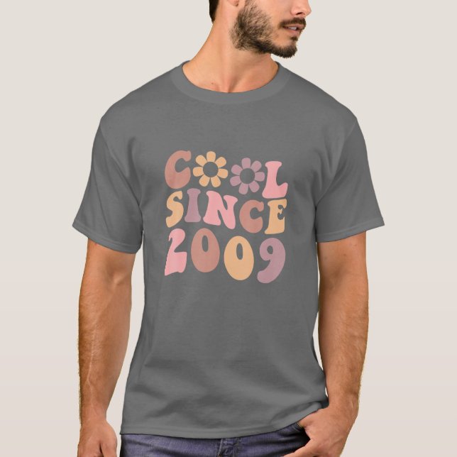 T-shirt Cool super Depuis 2009 13 Ans 13E Anniversaire (Devant)