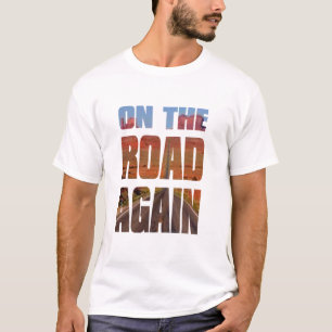 T-shirt cool sur la route encore l'esprit libre de l'Arizo