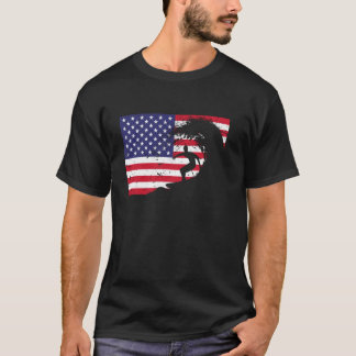 T-shirt Cool Surf Pour Hommes Femmes 4 juillet Américain F