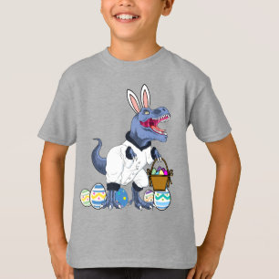 T-shirt Cool T Rex Pâques Panier Dinosaur Chemise Cadeau
