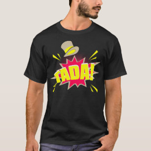 T-shirt Cool Tada Magic Trick Comic Style Magiciens cadeau