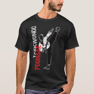 T-shirt Cool Taekwondo Poomsae Blackbelt Uniforme