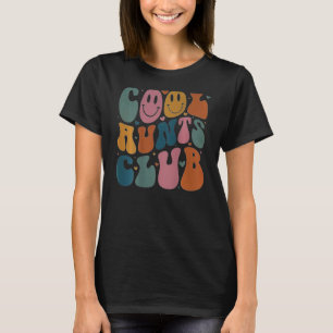 T-shirt Cool Tante Club Super Retro Smile Heart sur le dos