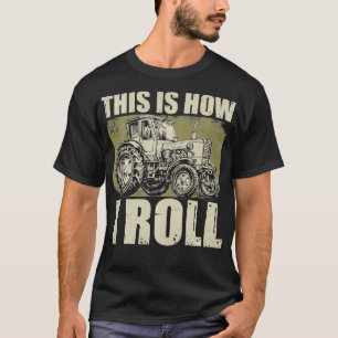 T-shirt Cool Tracteur Art Pour Hommes Femmes Agriculture T