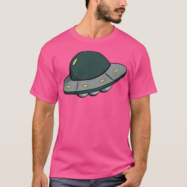 T-shirt Cool Ufo Design (Devant)