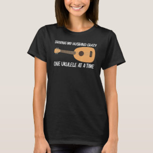 T-shirt Cool Ukulele Pour Femmes Mère Instrument De Musiqu