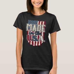 T-shirt Cool USA Drapeau design made in USA