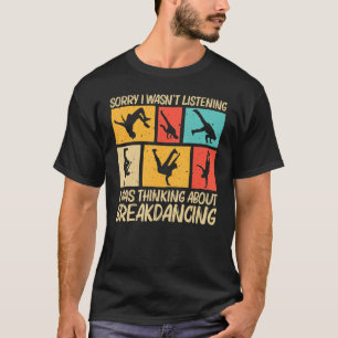 T-shirt Cool Vague Pour Hommes Femmes Hip hop Danse Brea