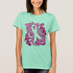 T-shirt cool Vector Graphics Pink Ribbon