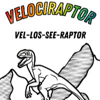T-shirt cool Velociraptor Dinosaur