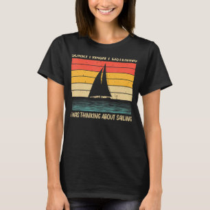 T-shirt Cool Voile Pour Hommes Femmes Bateau Voilier Nauti