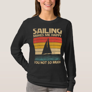 T-shirt Cool Voile Pour Hommes Femmes Bateau Voilier Nauti