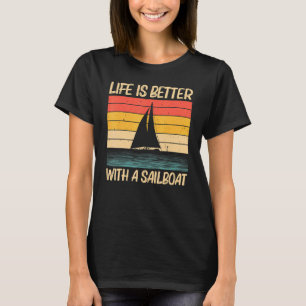 T-shirt Cool Voile Pour Hommes Femmes Bateau Voilier Nauti