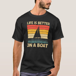 T-shirt Cool Voile Pour Hommes Femmes Bateau Voilier Nauti