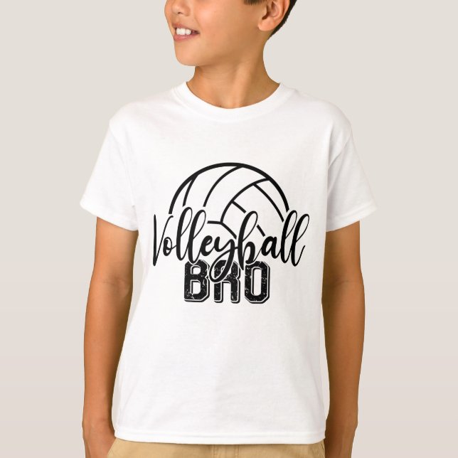 T-shirt Cool volley-ball brasserie art mot sports (Devant)