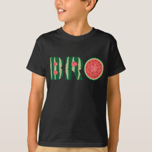 T-shirt Cool Watermelon Bro Drôle Rétro Vacances Été Fr