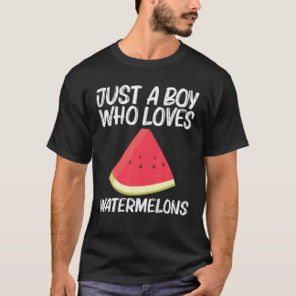 T-shirt Cool Watermelon Cadeau Pour Garçons Enfants Fruit 