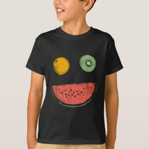 T-shirt Cool Watermelon Lemon Kiwi Veggie Plante Diet Worl