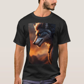 T-shirt Cool Werewolf Furry